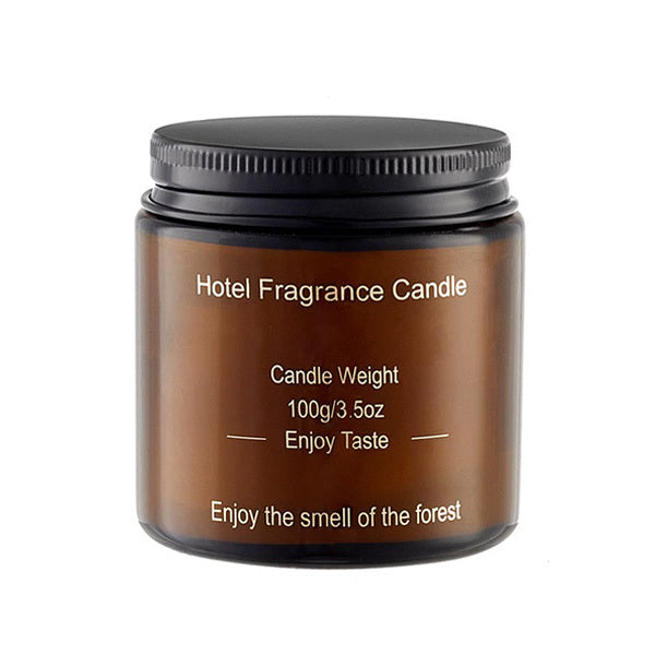Livingandhome lemon and rose soy wax candle 10cm, imported from the UK