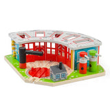 Bigjigs Rail 5 Way Engine Shed GOODS Superdrug   