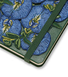 Moleskine Large Haute Couture Collection Clitoria Blue notebook, imported from the UK