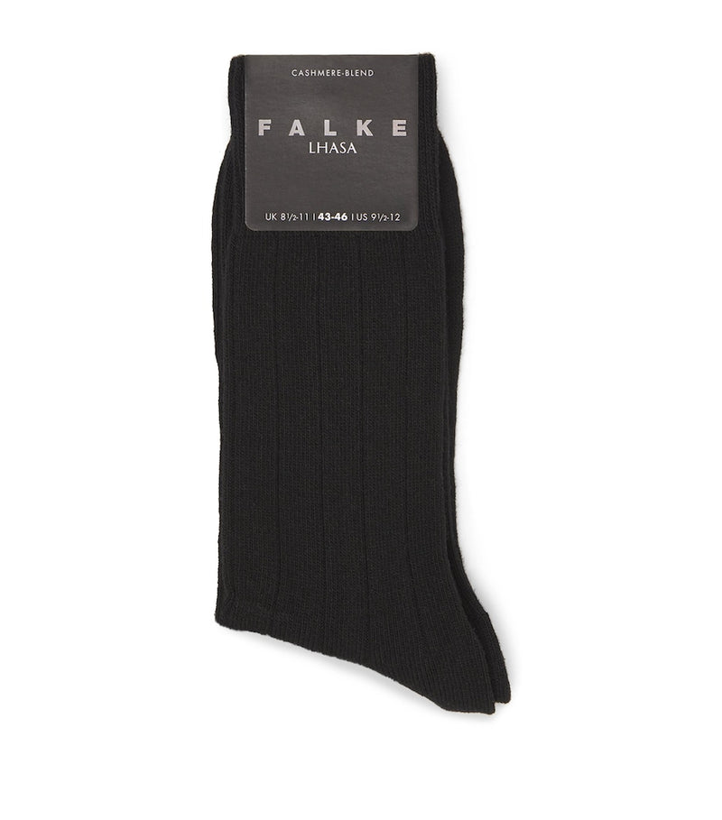 Falke Lhasa ribbed socks wool-cashmere blend, UK version