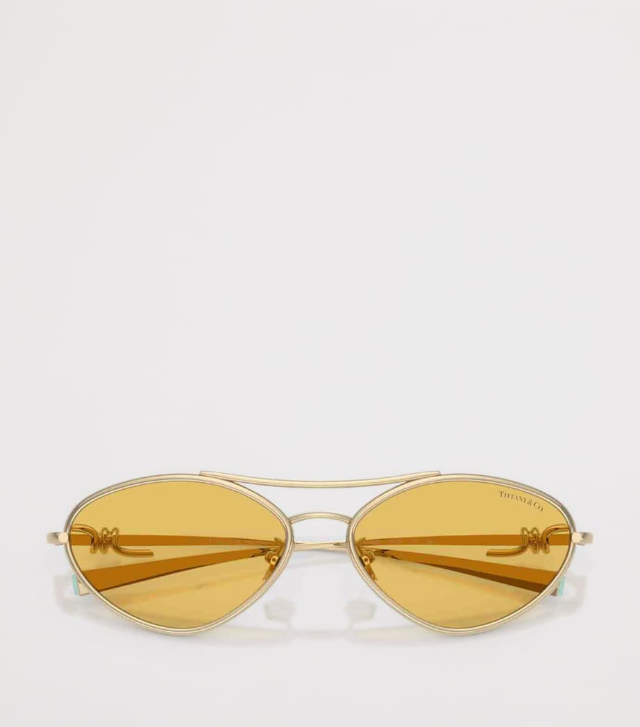 Tiffany & Co. TF3117 metal irregular sunglasses - British product