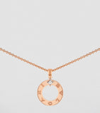 Bvlgari rose gold diamond necklace, imported from the UK