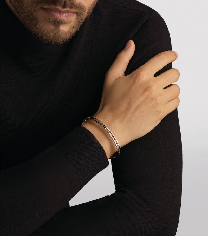 Bvlgari B.zero1 18kt white gold bangle - British product