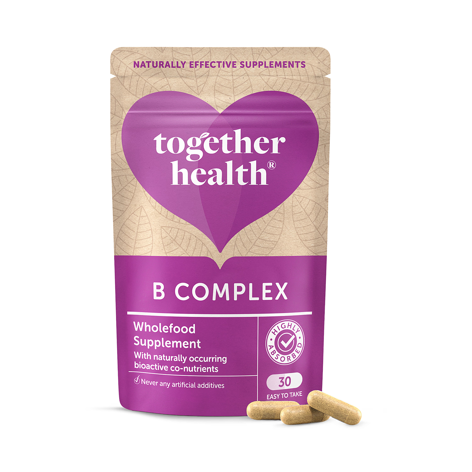 Together Health B Complex 30 capsules (British brand)
