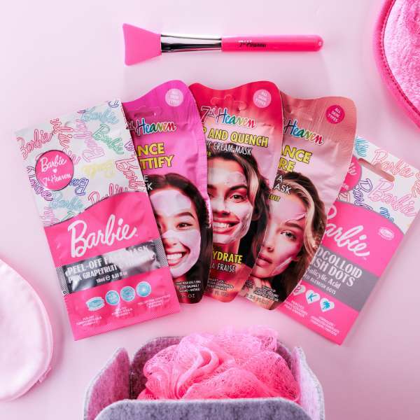 7th Heaven Barbie Pamper Hamper Skincare Gift Set - British product