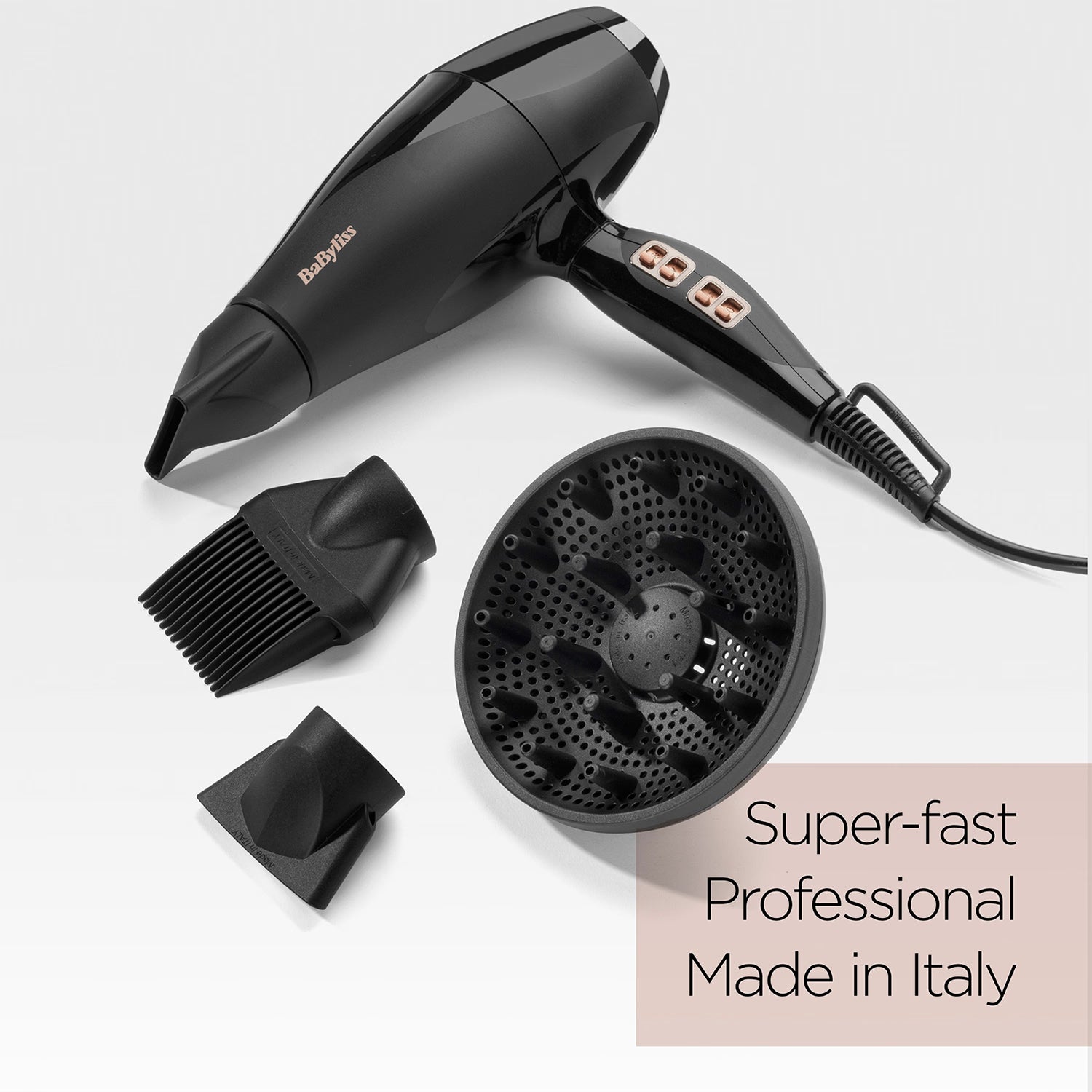 BaByliss 2300W hair dryer Air Power Pro, imported from the UK