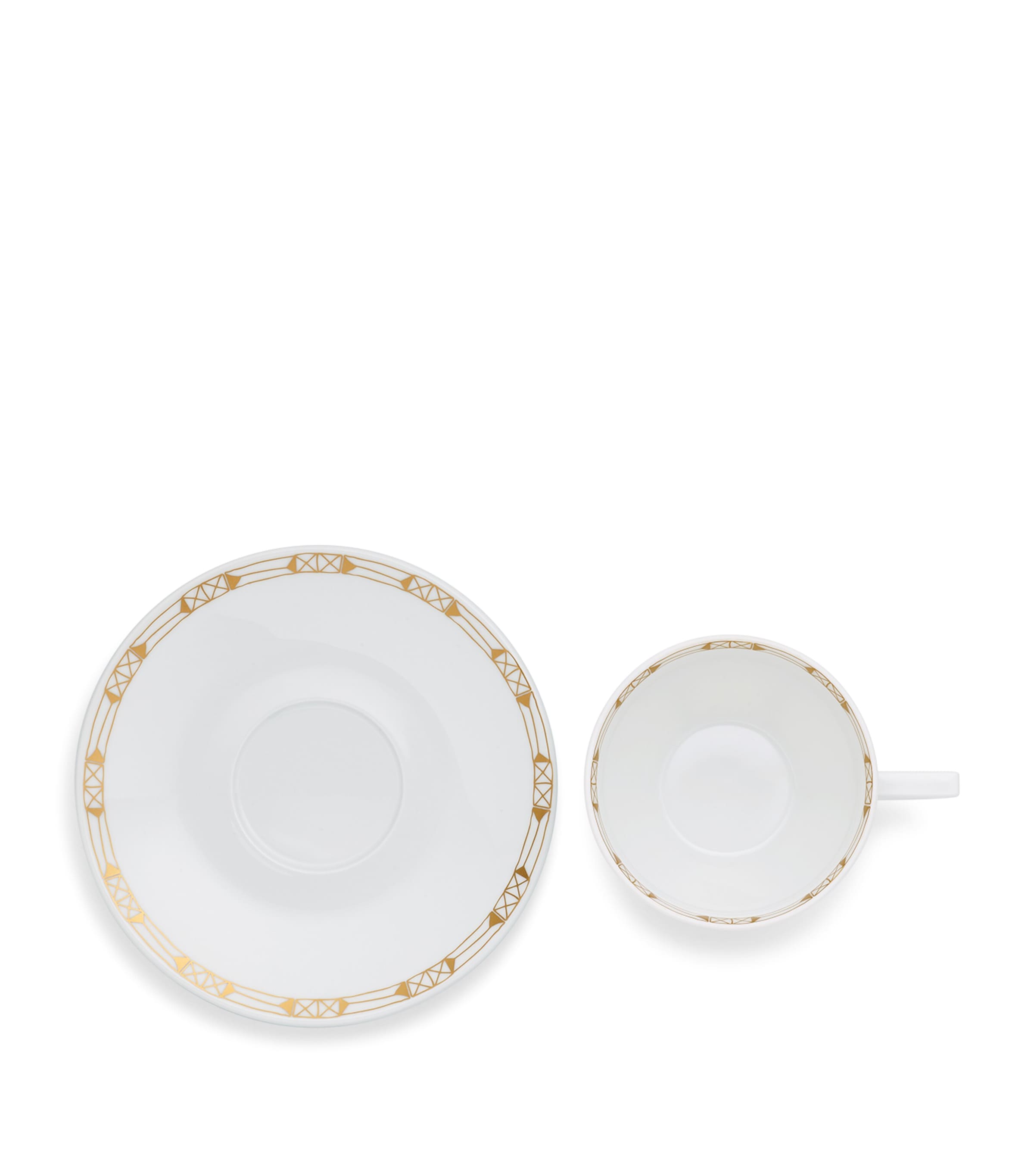 Baccarat Talleyrand porcelain tea cups and saucers set 220ml - British product