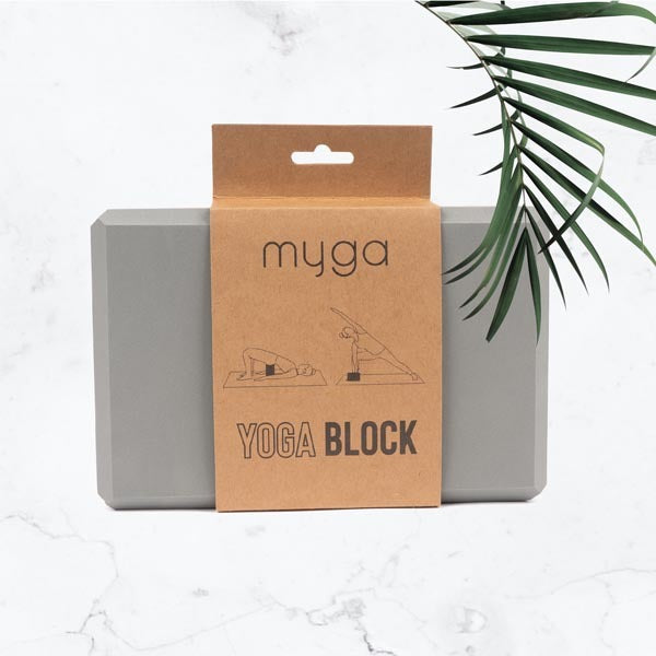 Myga Foam Yoga Block - Black GOODS Superdrug Grey  