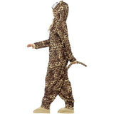 Smiffys leopard costume brown all-in-one with hood, UK version