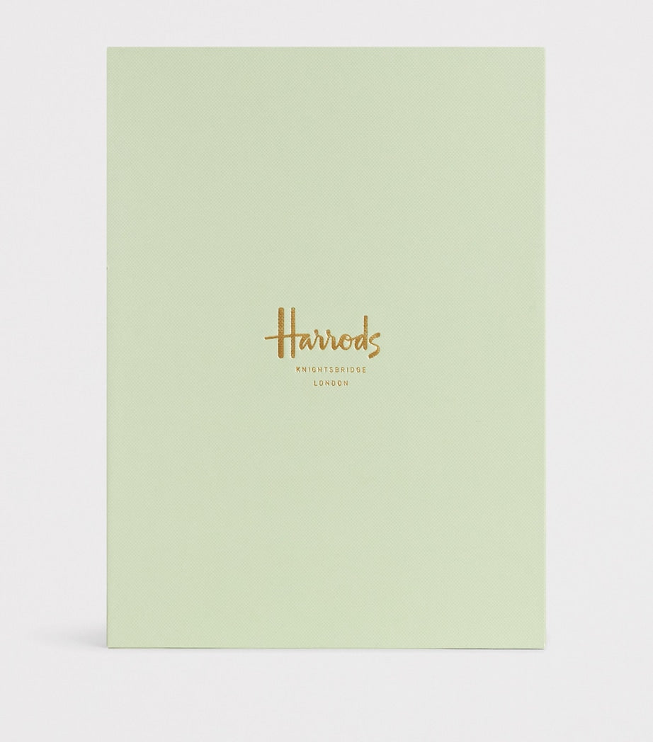 Harrods leather A5 notebook with lined pages - British product