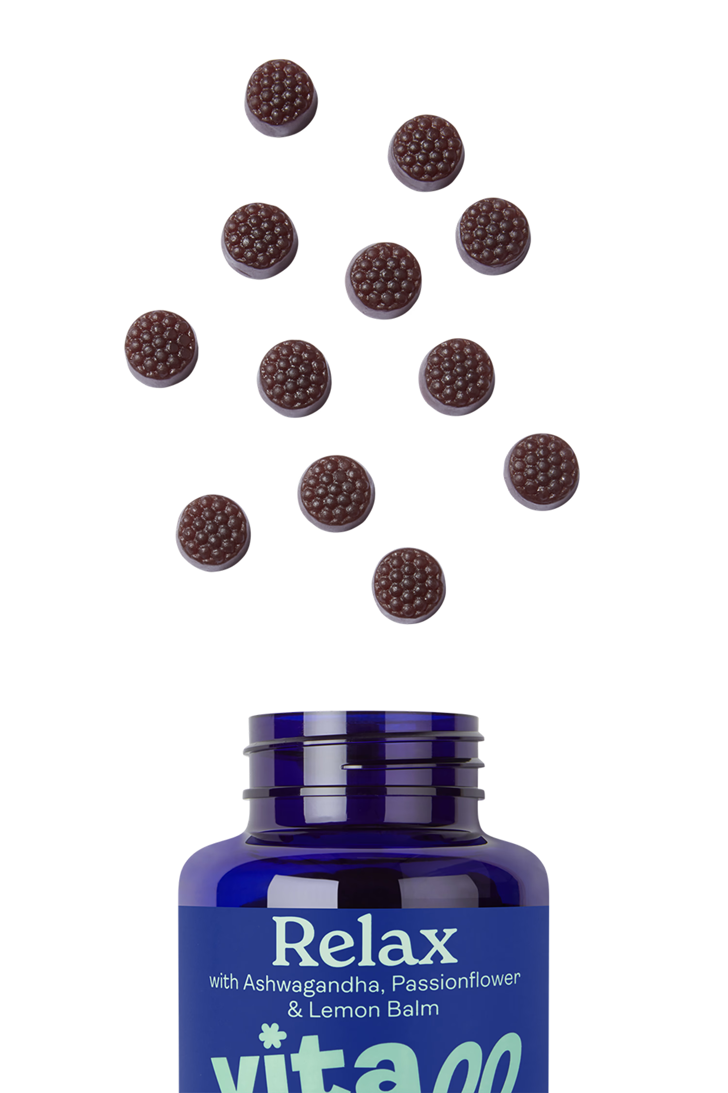 Vitawell Relax Gummies mixed berry 50s (British brand)