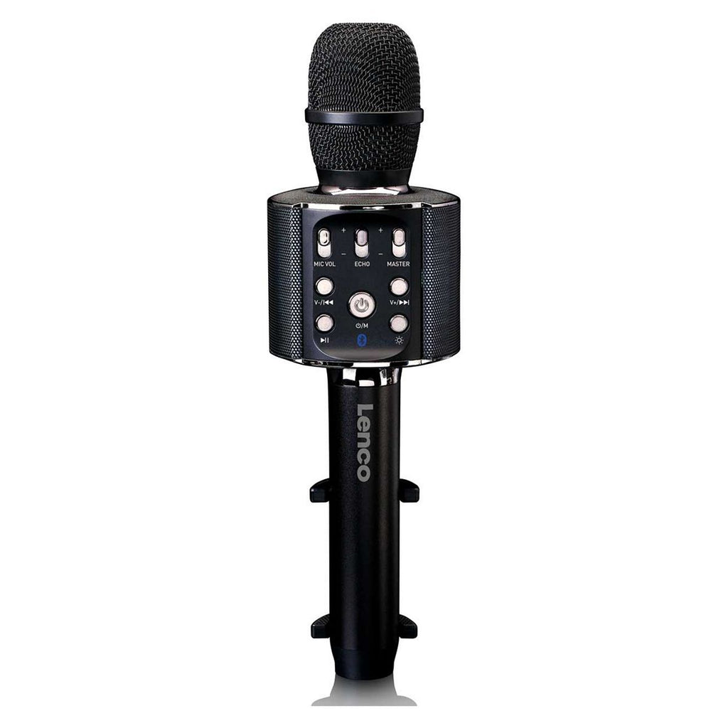 Lenco BMC-090 Karaoke Microphone With Built in Speaker And Effects - Black