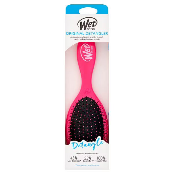 WetBrush Original Detangler Pink hairbrush (British brand)