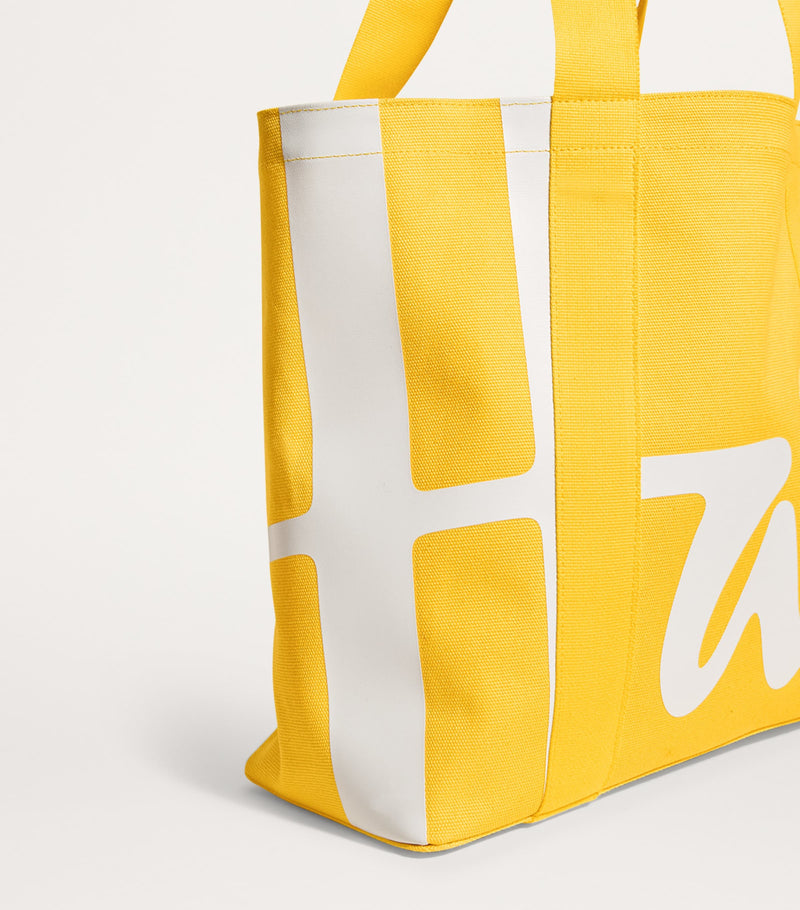 Harrods Medium Cotton Logo Tote Bag, UK version