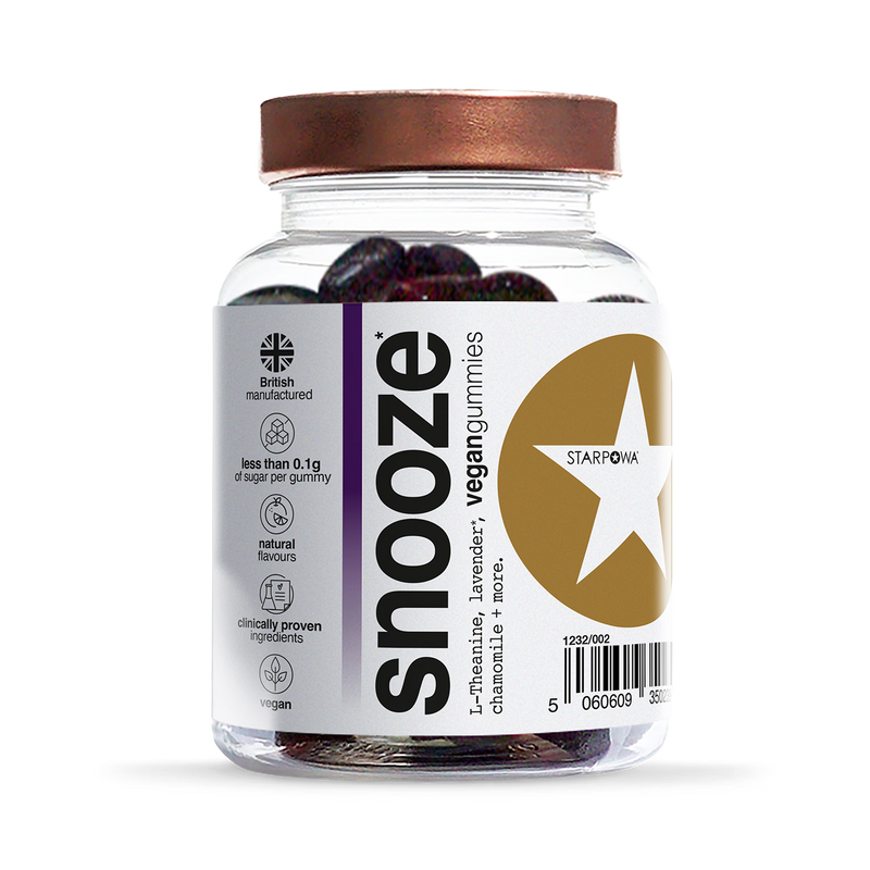 Starpowa Snooze black cherry gummies 30 pack (British brand)