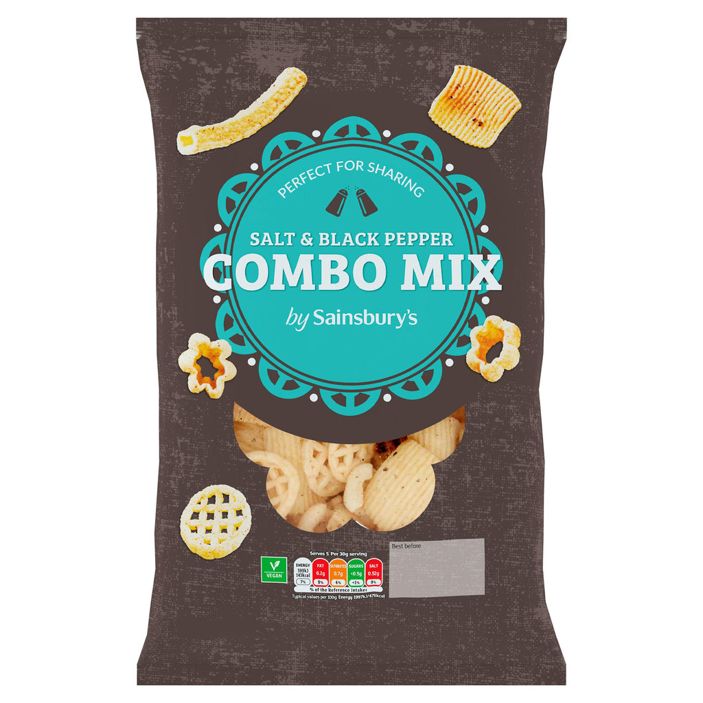 Sainsbury's Salt & Pepper Combo Snack Mix 150g