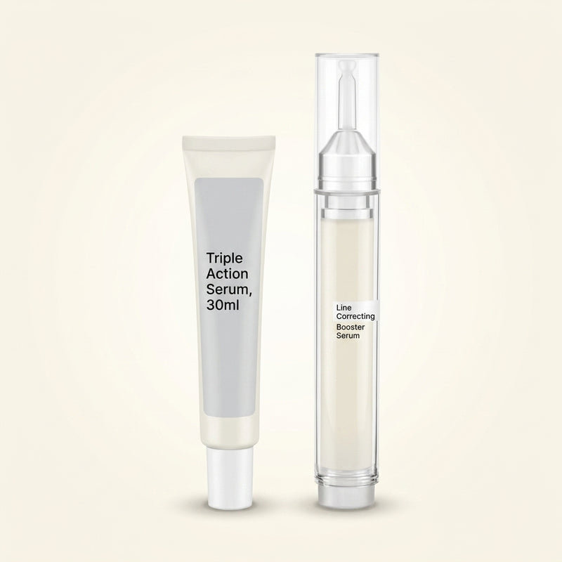 No7 Line Correcting Booster and Lift Luminate serum bundle 30ml, UK version