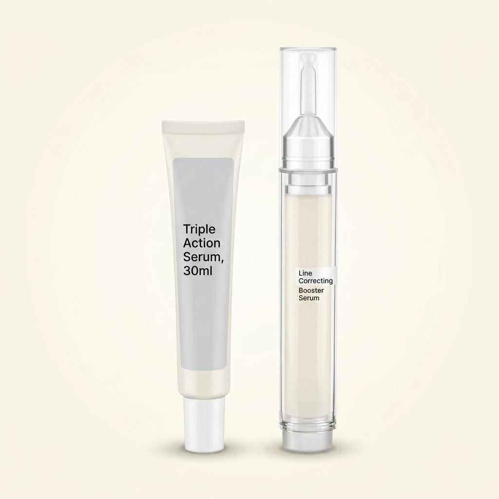 No7 Line Correcting Booster and Lift Luminate serum bundle 30ml, UK version