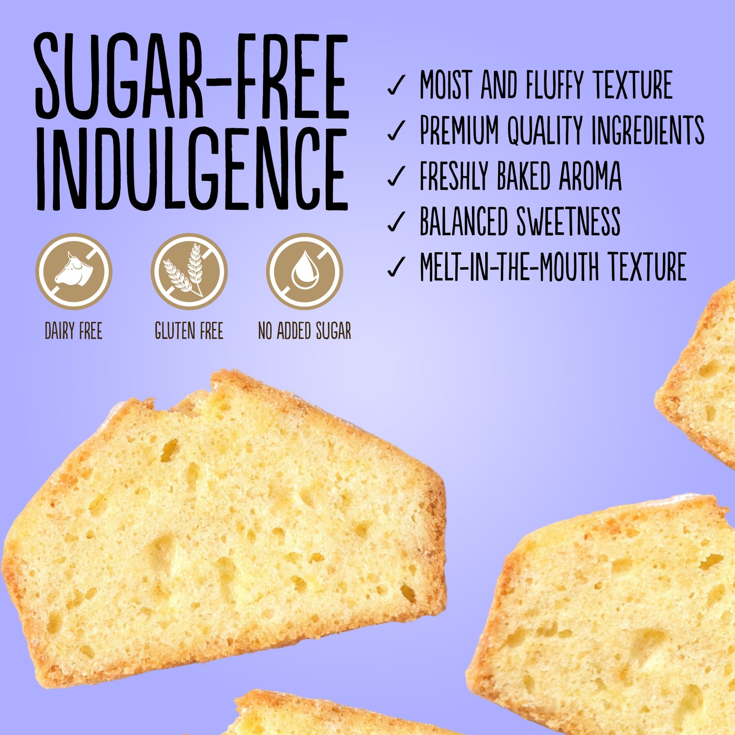 Diablo sugar free orange flavour cake 200g pack of 8 (British brand)