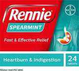 Rennie Spearmint Heartburn & Indigestion Relief 24 Tablets GOODS Superdrug   