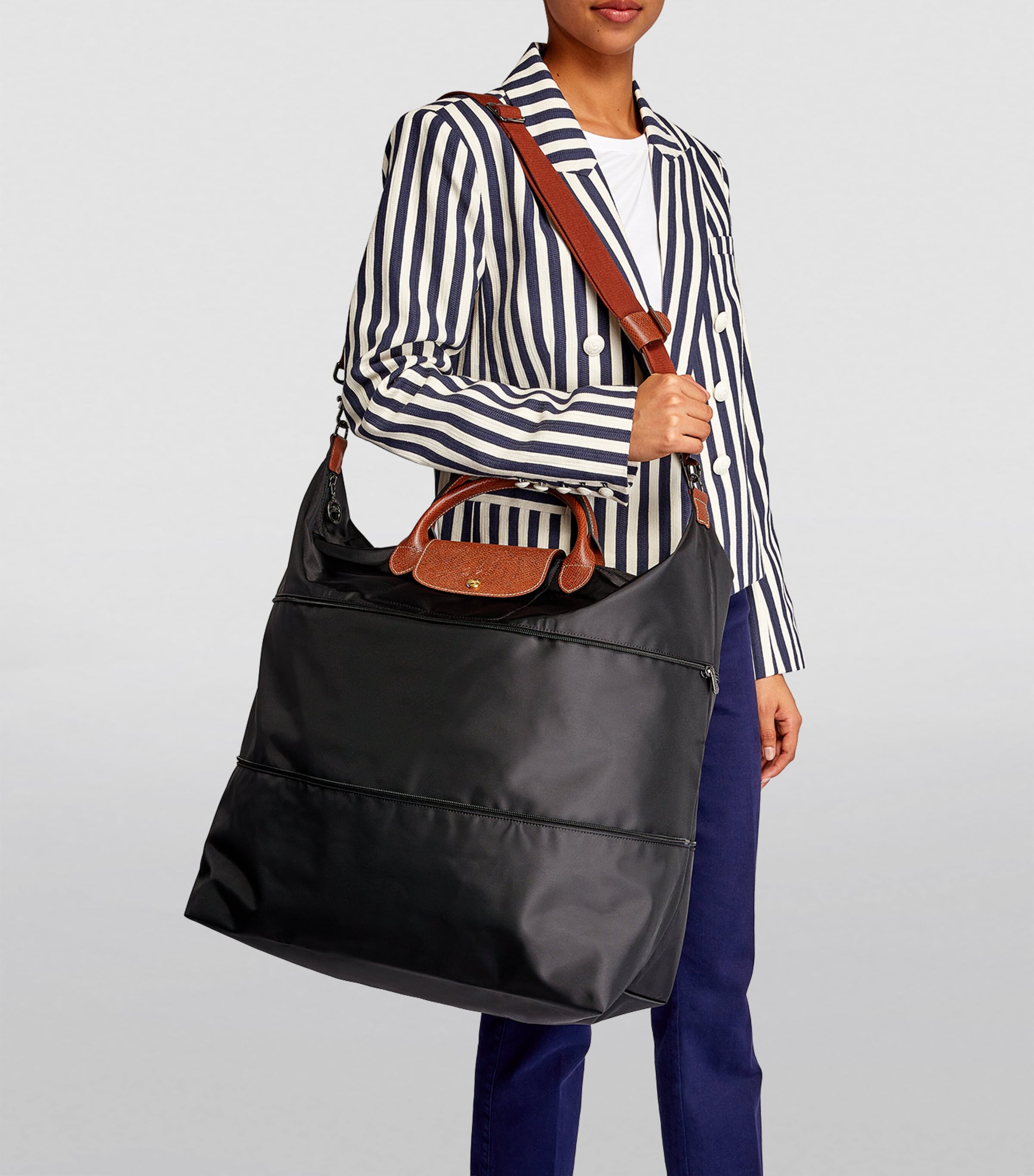 Longchamp erweiterbare Le Pliage Original Reisetasche, UK Version