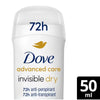 Dove Advanced Care Invisible Antiperspirant Stick 50ml - British product