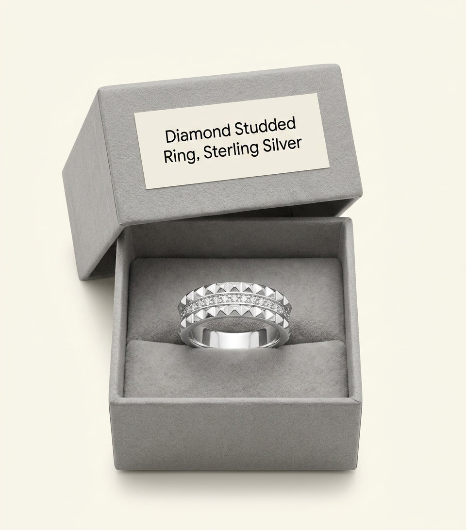 Cartier white gold and diamond Clash de Cartier ring, UK version
