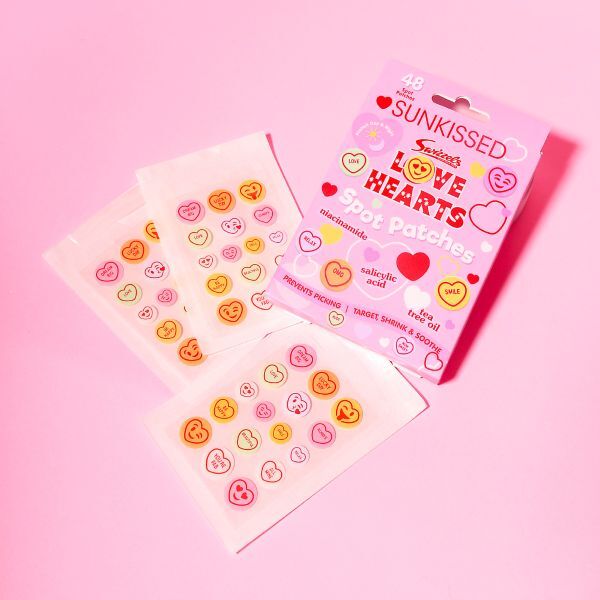 Sunkissed Love Hearts spot patches 48 pcs, UK version