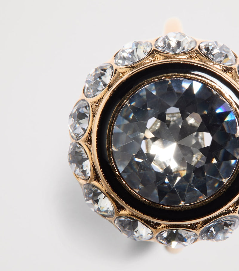 Valentino Garavani crystal VLogo signature ring, UK version