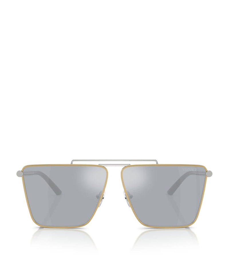 Versace metal sunglasses with UV protection, UK version