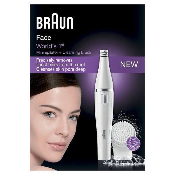 Braun SE810 Face Epilator and Facial Cleansing Brush GOODS Superdrug   