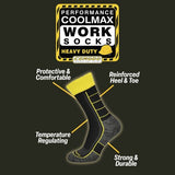 Comodo Unisex Coolmax work breathable socks, imported from the UK