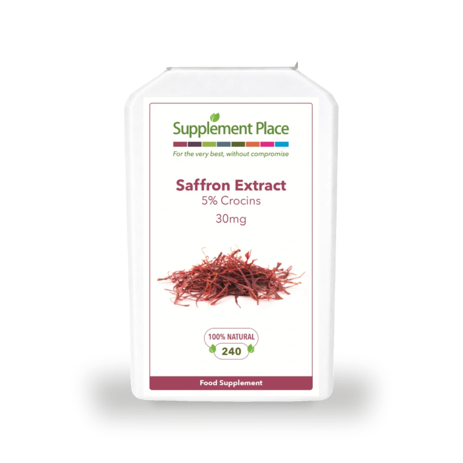 Supplement Place saffron extract 30mg 240 capsules, UK version