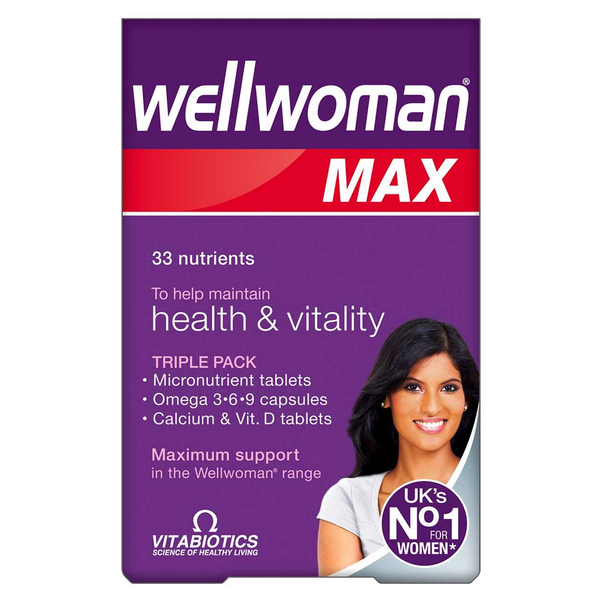 Vitabiotics Wellwoman Max - 84 Tablets Women's Multivitamins Boots   