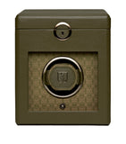 WOLF Earth Single Watch Winder apple leather watch winder (British brand)