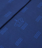Royal Copenhagen Jacquard Waves Tablecloth 145cm x 270cm, imported from the UK