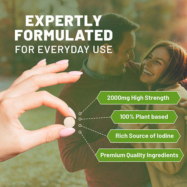 Prowise Sea Kelp tablets 2000mg 200 count, UK version