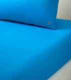 Ralph Lauren Home Cotton Polo Player Double Fitted Sheet 140cm x 200cm, imported from the UK