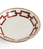 Ginori 1735 Catene Scarlatto tea saucer 13.5cm, UK version