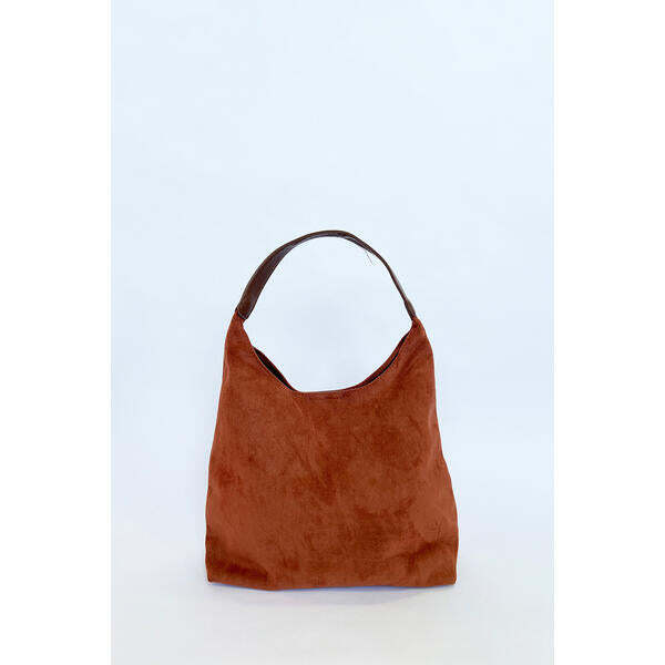 SVNX tan suede hobo bag - British product