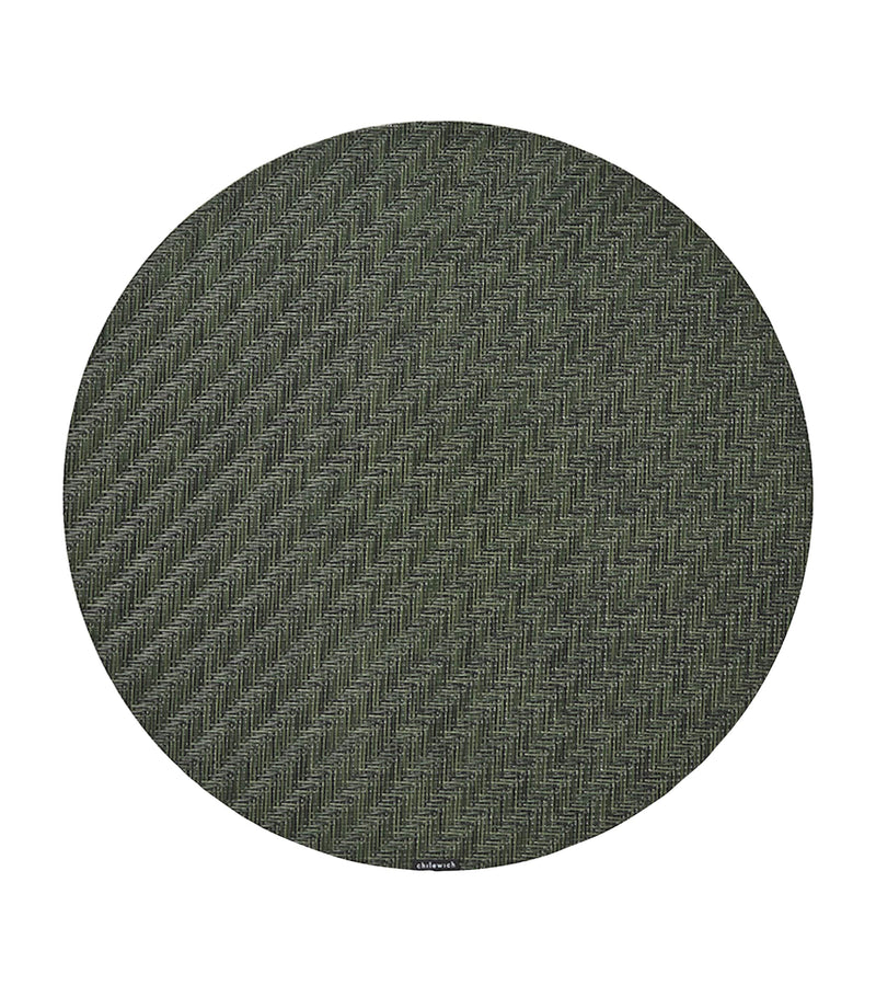 Chilewich TerraStrand Foxtail round placemat 38cm - British product