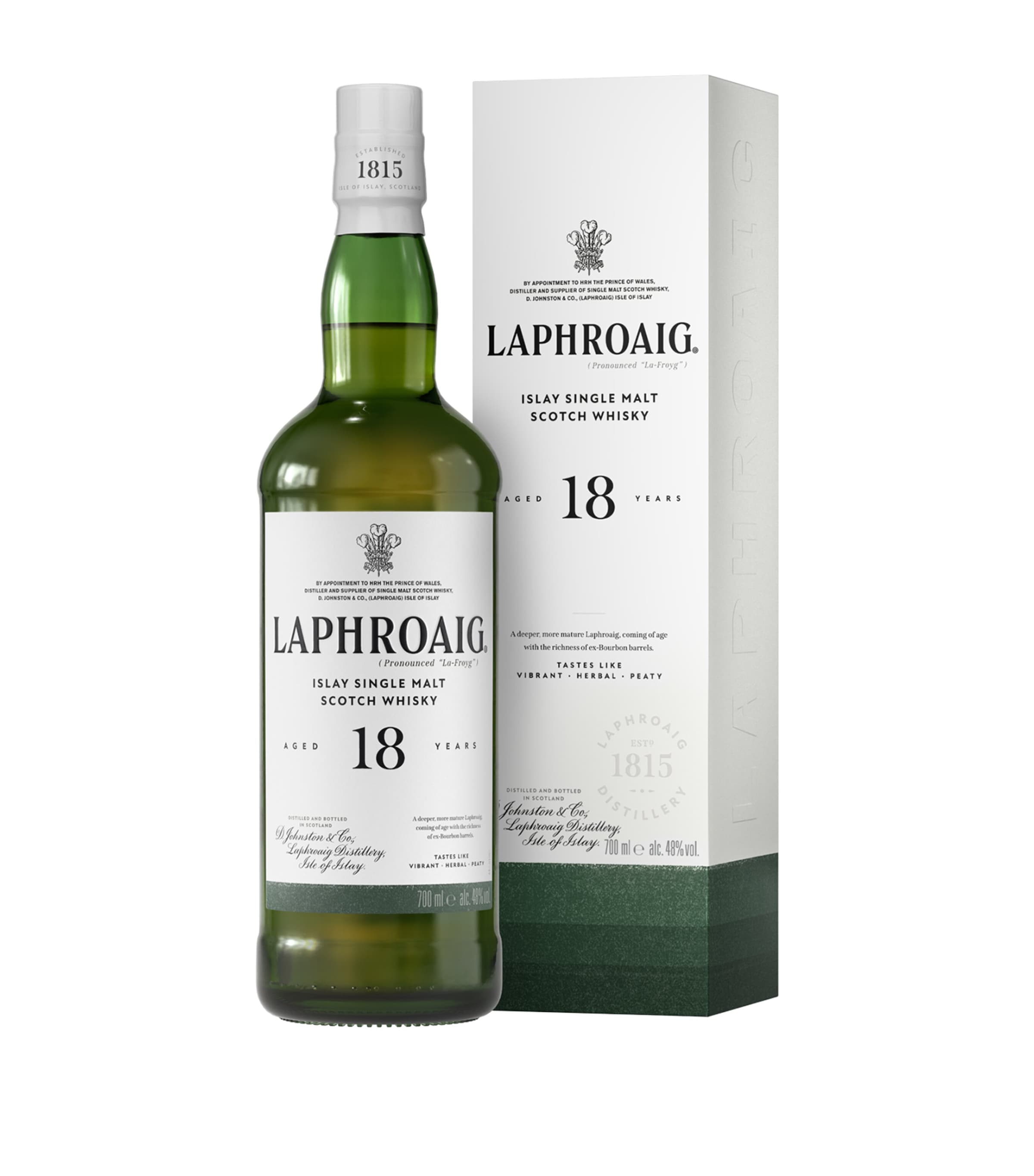 Laphroaig 18-Year-Old Scotch Whisky 70cl, UK version