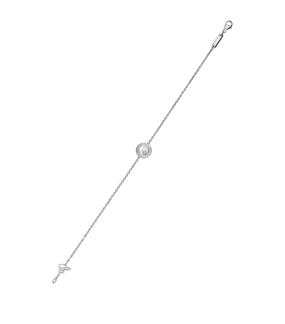 Chopard Happy Diamonds Icons Pavé bracelet in white gold, UK version