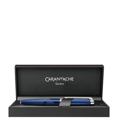 قلم حبر جاف Caran d'Ache Léman Bleu Marin