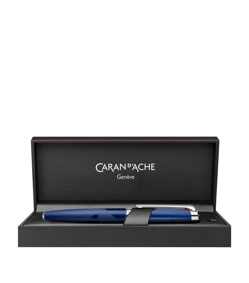 Caran d'Ache Léman Bleu Marin ballpoint pen - British product