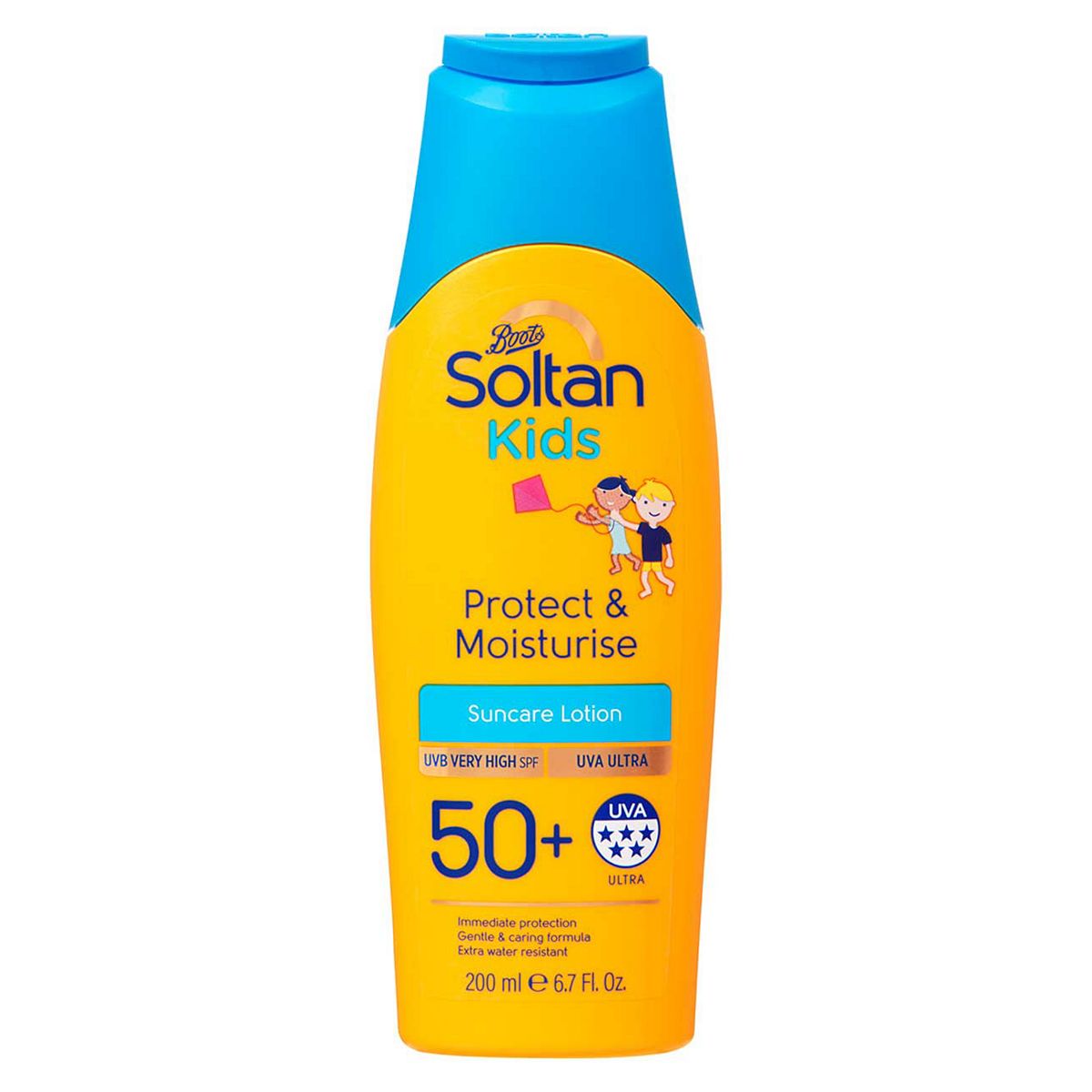 Soltan Kids Protect & Moisturise Lotion SPF50+ 200ml Suncare & Travel Boots   