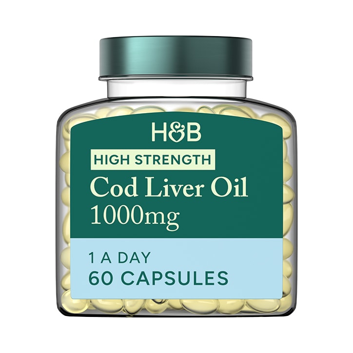 Holland & Barrett Pure Cod Liver Oil 500mg 120 Capsules - 999331