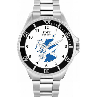 Superdrug Toff London White Mens Scotland Flag Watch- Buy online at McGrocer