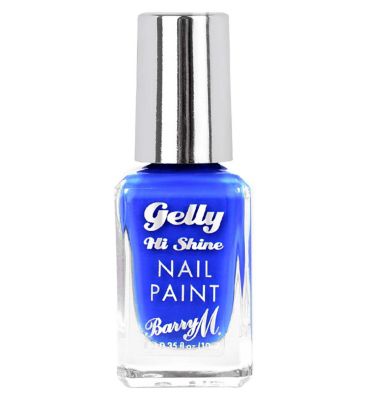 Barry M Gelly Hi Shine Nail Paint 10ml GOODS Boots Blue Guava  