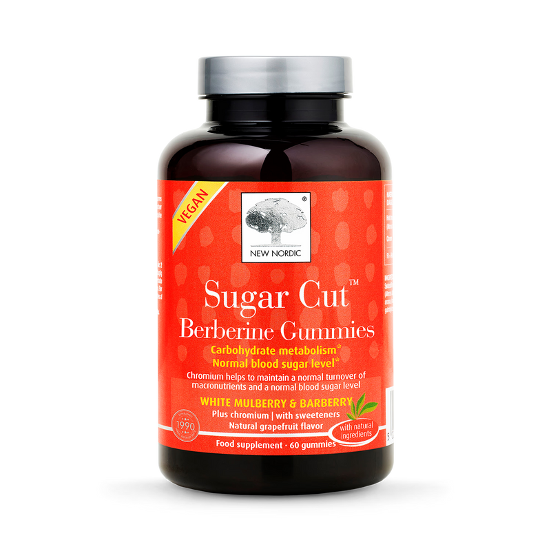 New Nordic Sugar Cut Berberine gummies 60 (British brand)